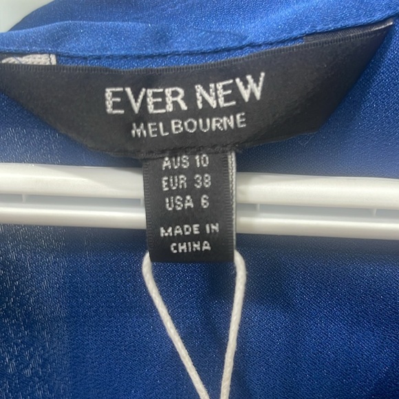 Ever New Melbourne Sapphire Blue top NWT - Picture 3 of 9